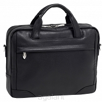Torba biznesowa z miejscem na laptop Montclare 13,3" Black McKlein