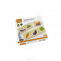 Drewniane Puzzle Logiczne Viga Toys 24 Elementy