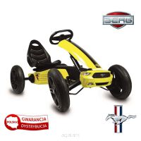 BERG Gokart Ford Mustang GT Pompowane koła 4-12 lat do 60 kg