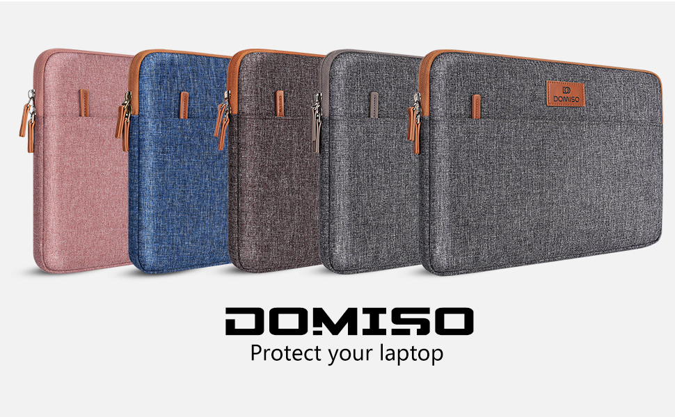 Pokrowiec na laptopa domiso z boczną kieszenią