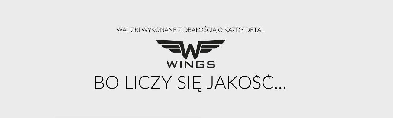 Logo producenta walizek marki Wings